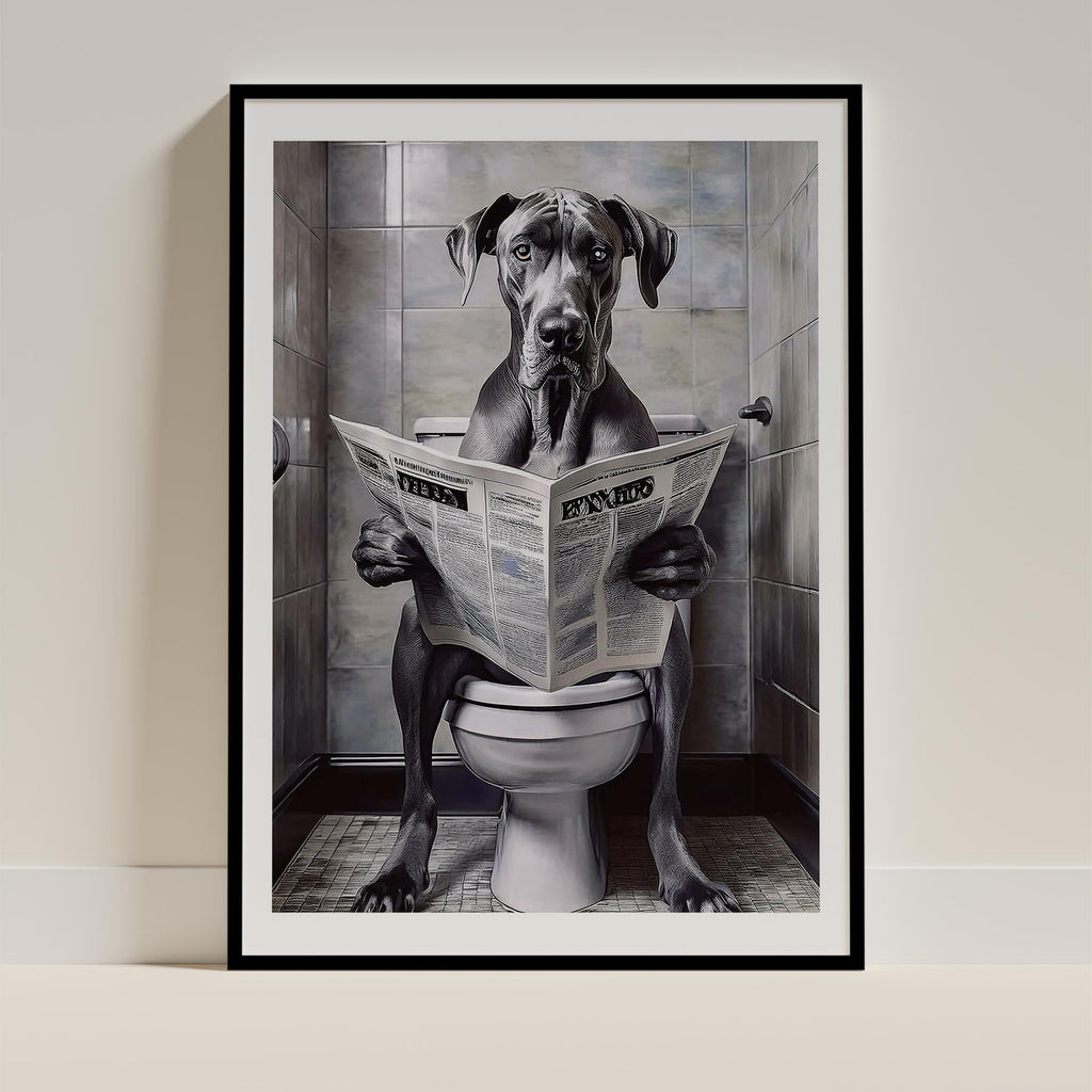 Great Dane Toilet Humour Dog Series 2 image 0