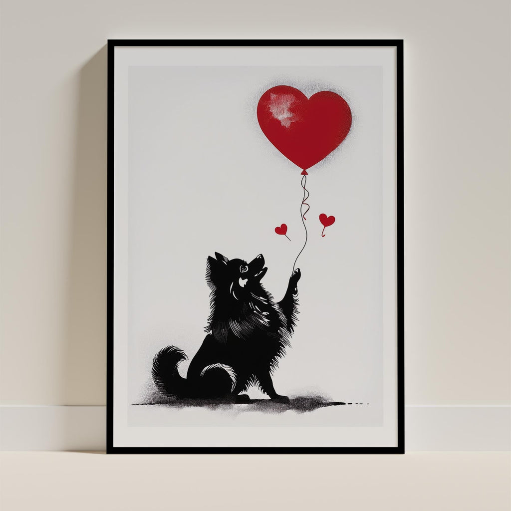 Pomeranian DOGSY Series inspired by the Art of Banksy image 0