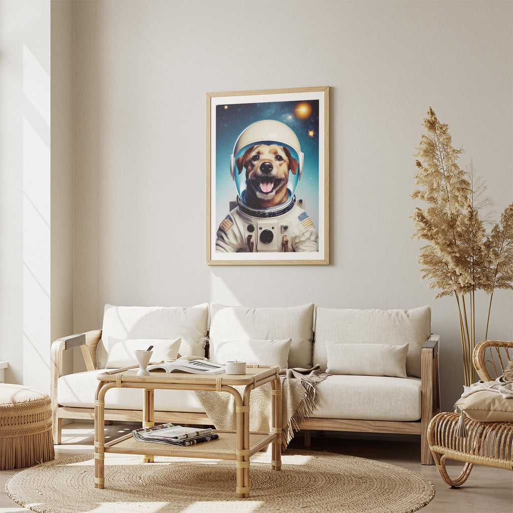 Border Terrier Astronaut Dog Series image 2