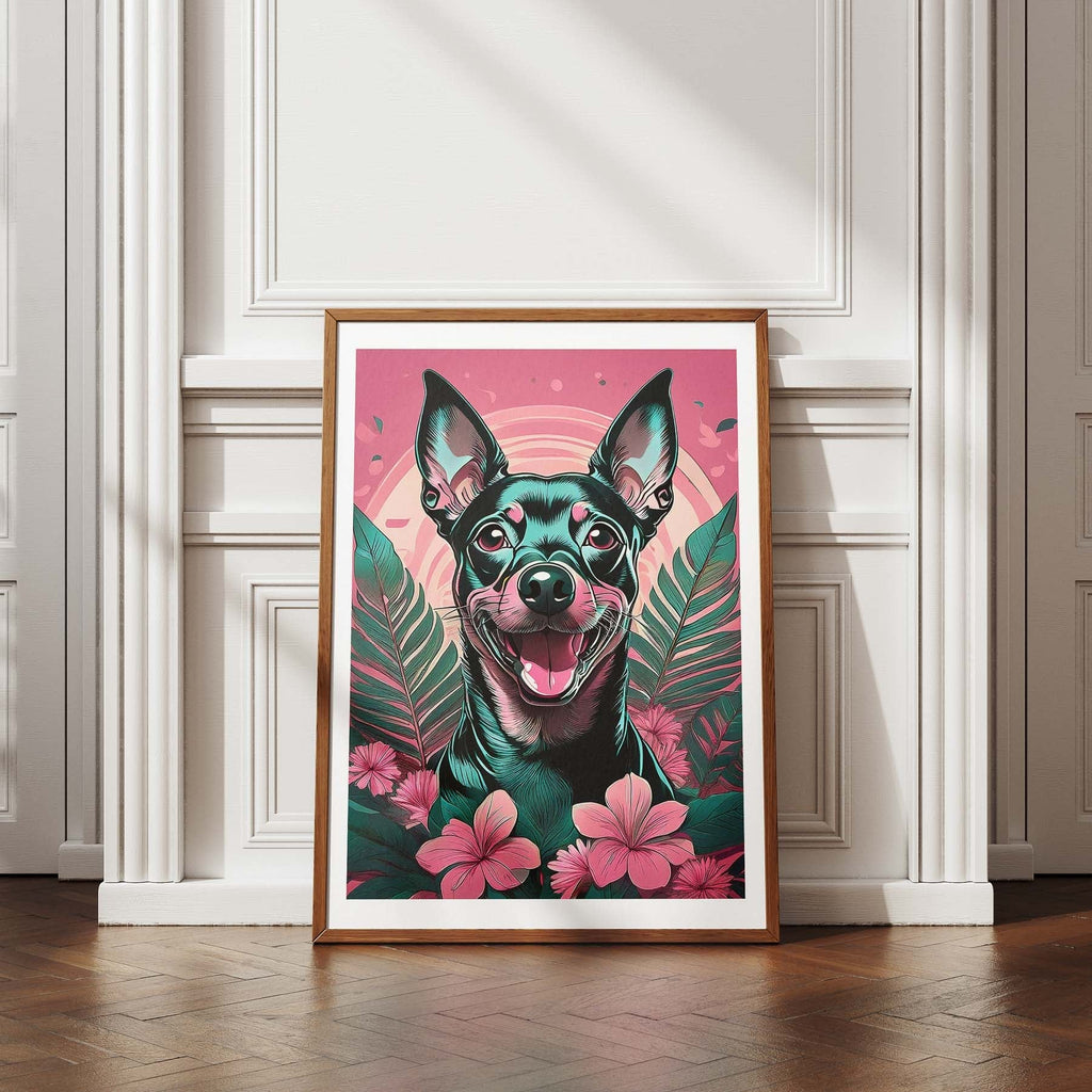 Pinscher Flowery Dog image 4