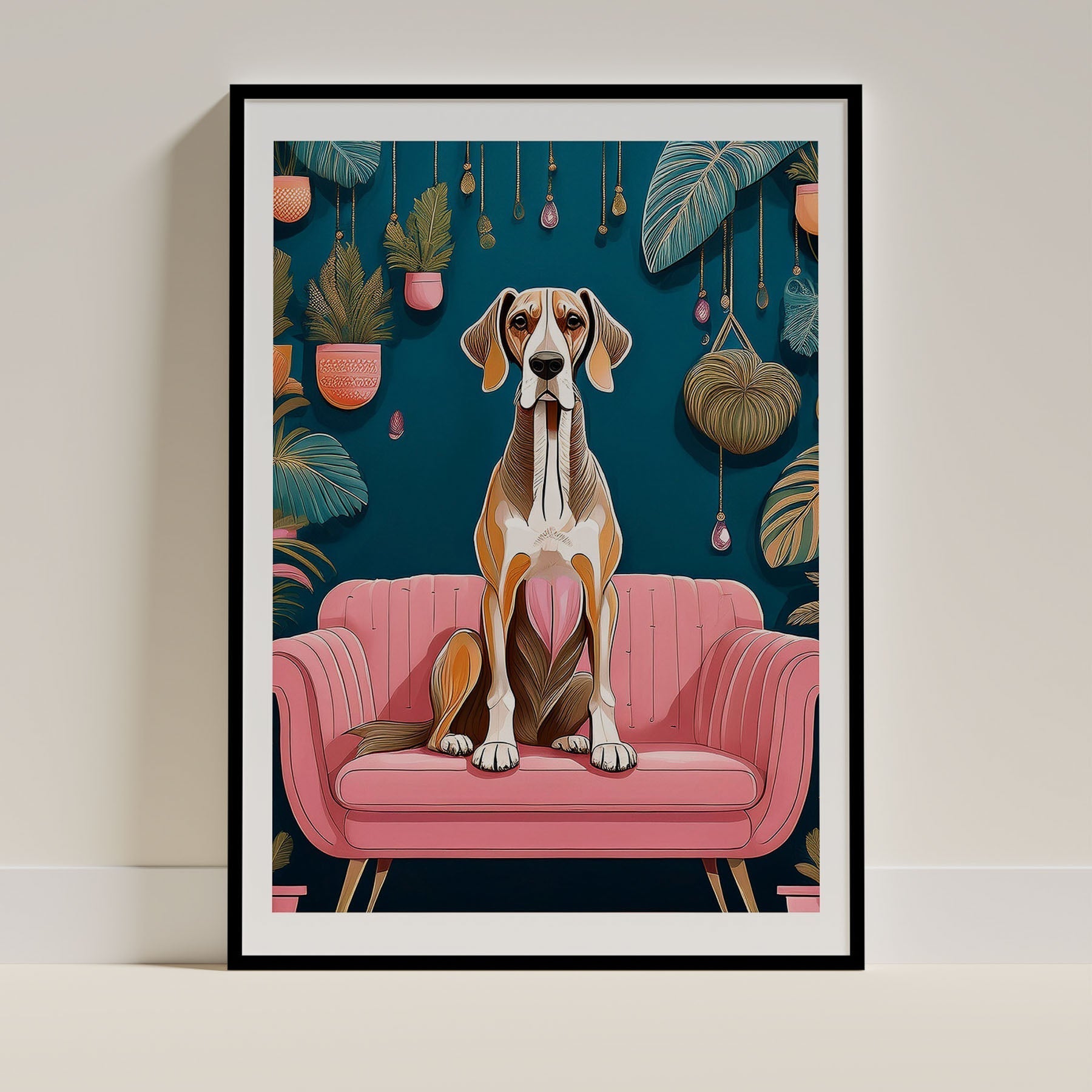 Great Dane Dog Art Print Unframed Vol 2 | 11 Unique Designs | Wall Art Gift for Dog Lovers - Image 9 | Dogsy & Co