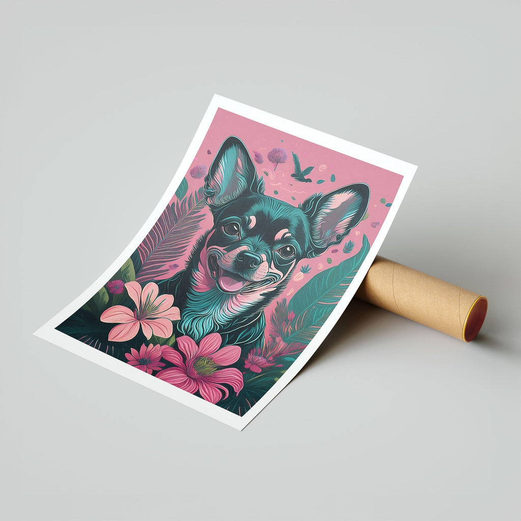 Chihuahua Flowery Dog image 7