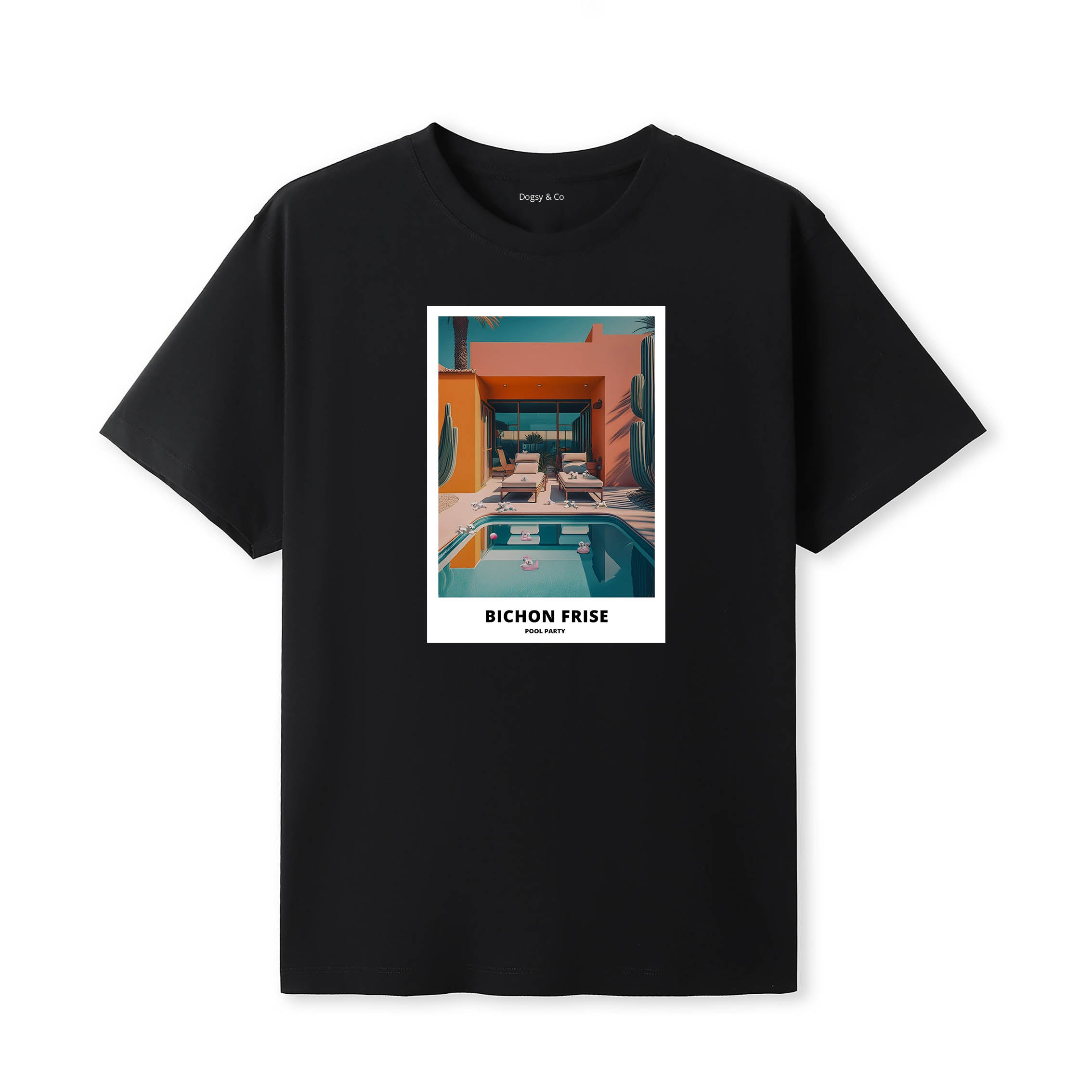 Bichon Frise Pool Party T-shirt