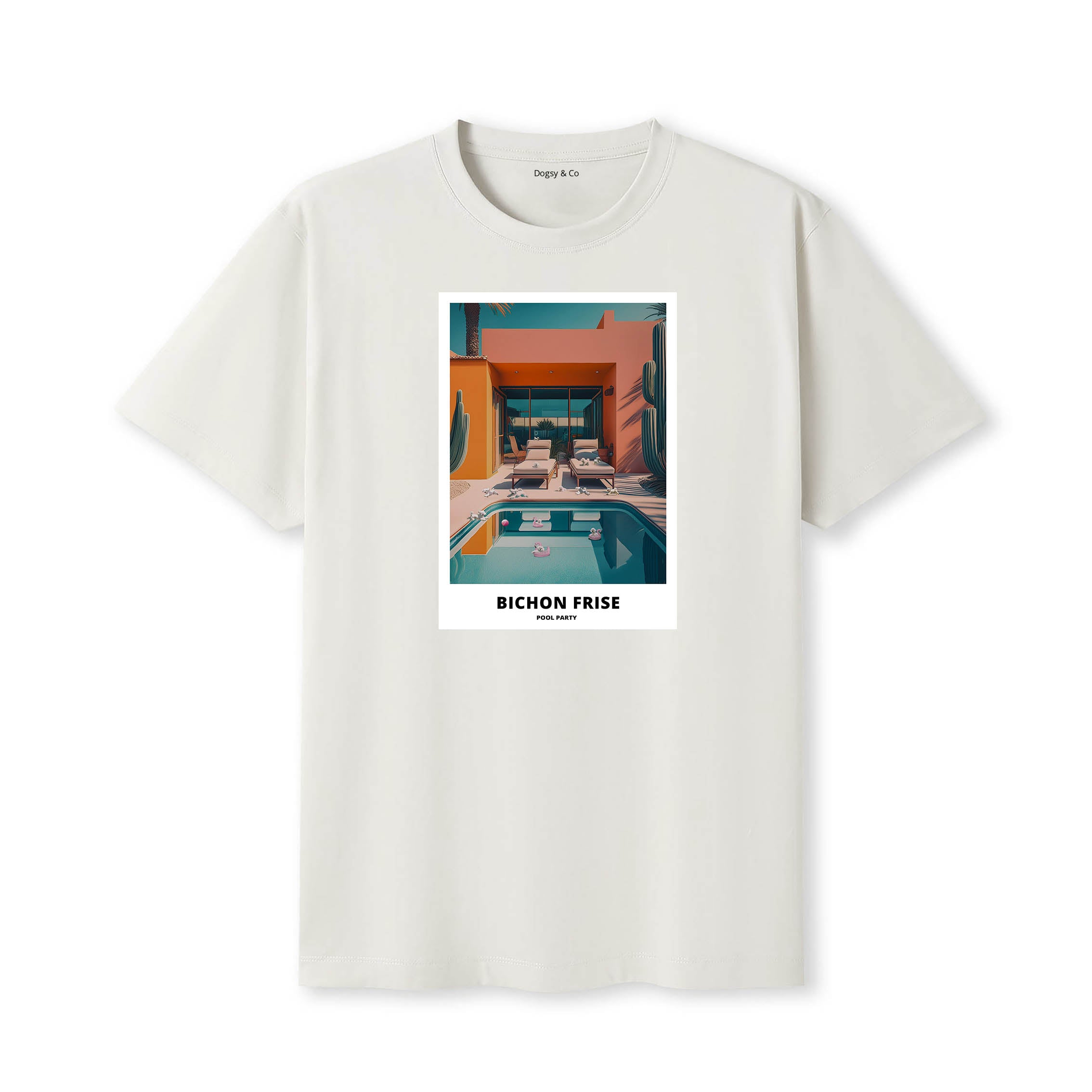 Bichon Frise Pool Party T-shirt