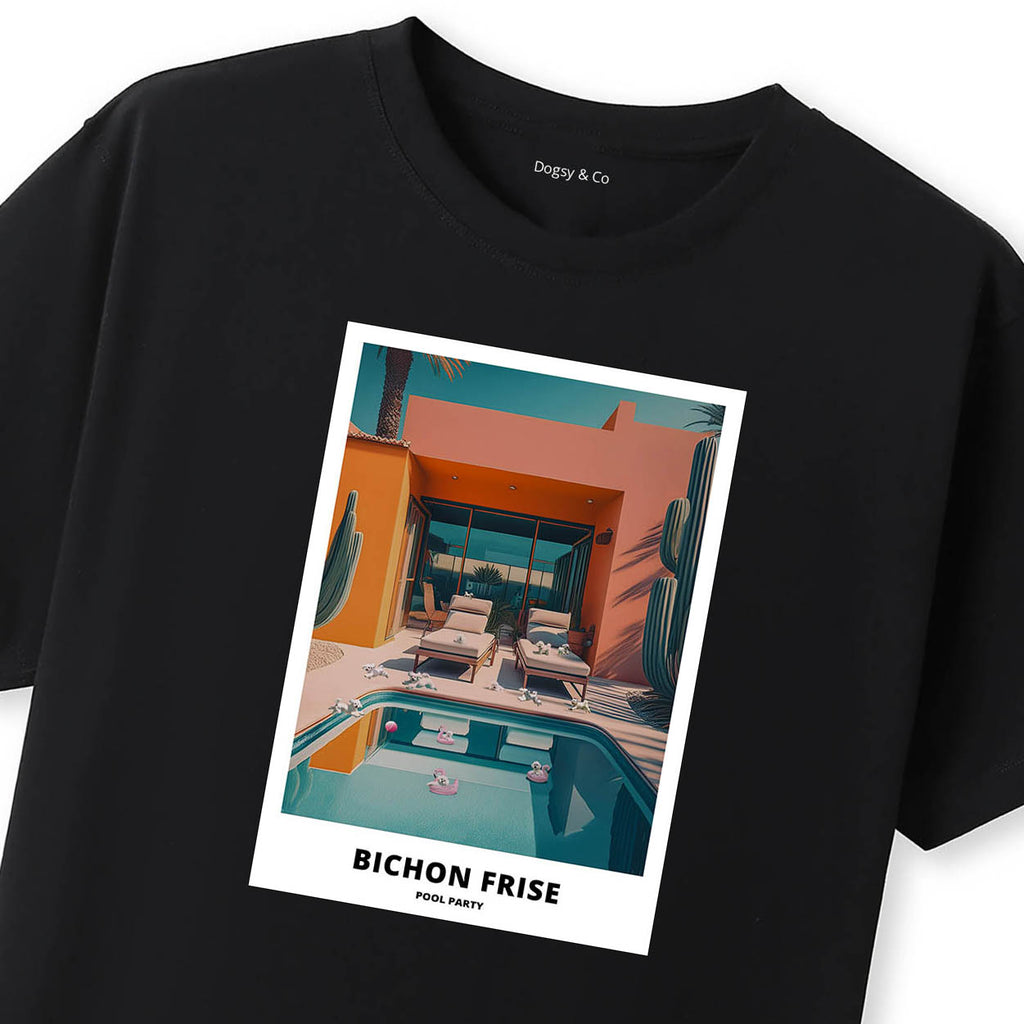 Bichon Frise Pool Party T-shirt