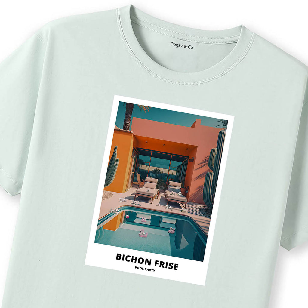 Bichon Frise Pool Party T-shirt