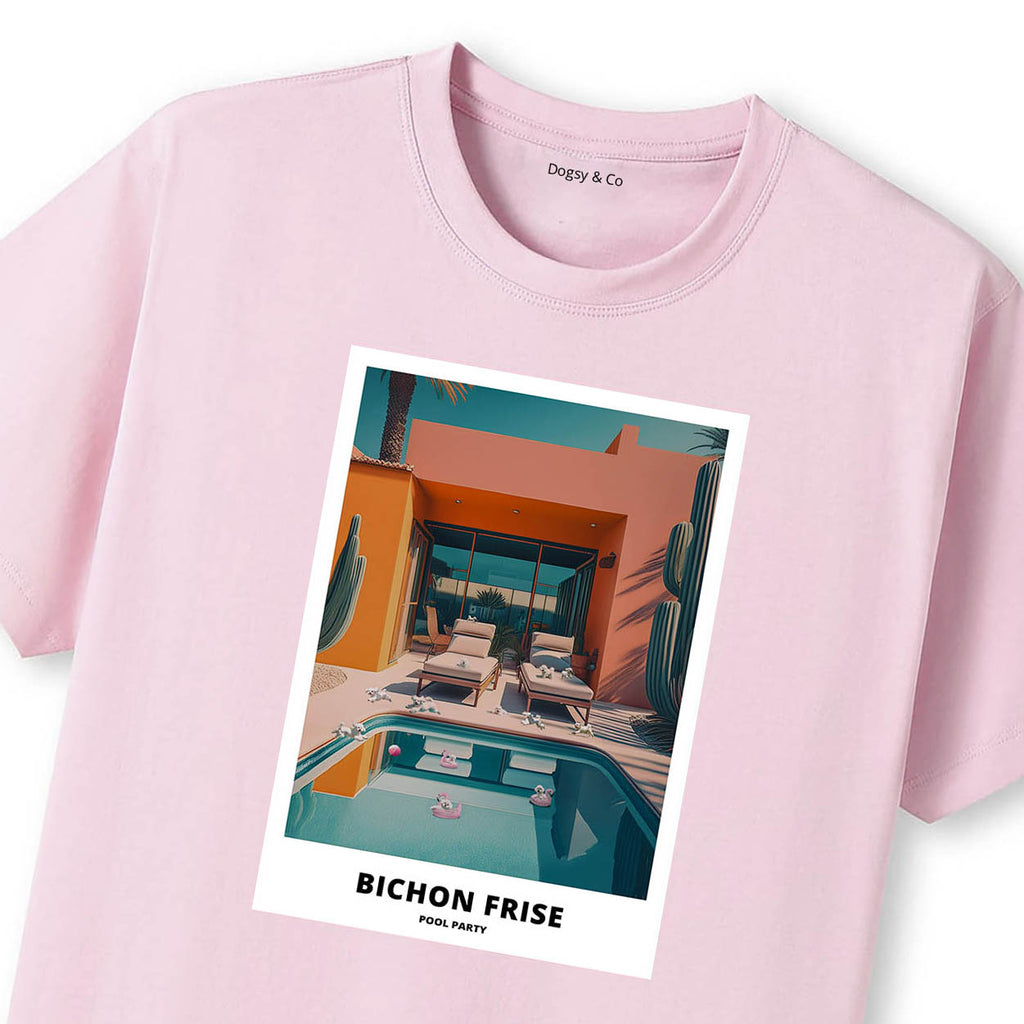 Bichon Frise Pool Party T-shirt