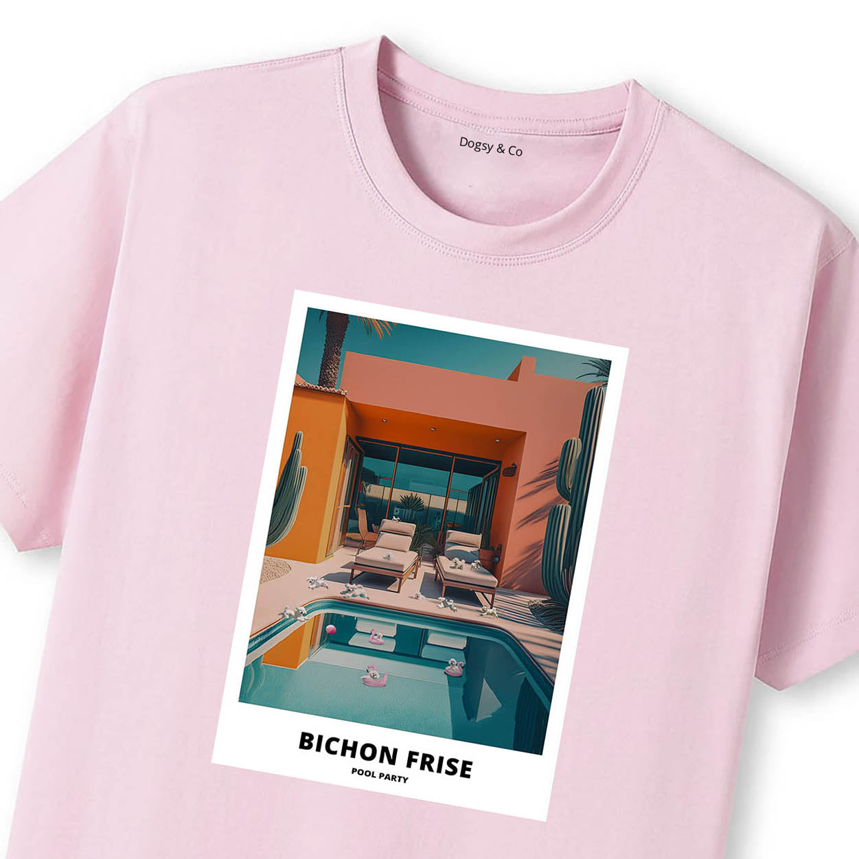 Bichon Frise Pool Party T-shirt