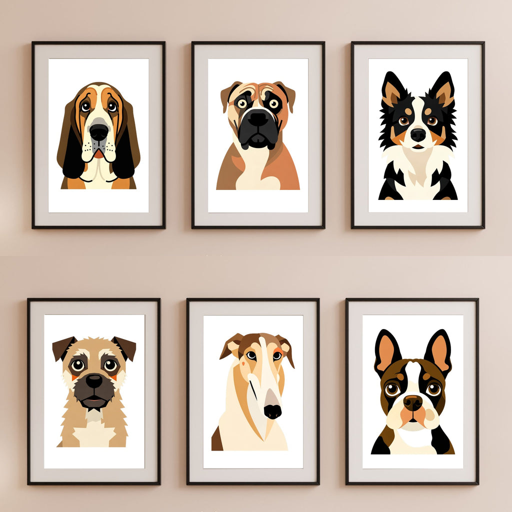 Bold Block Art Print - Framed Nursery Mockup