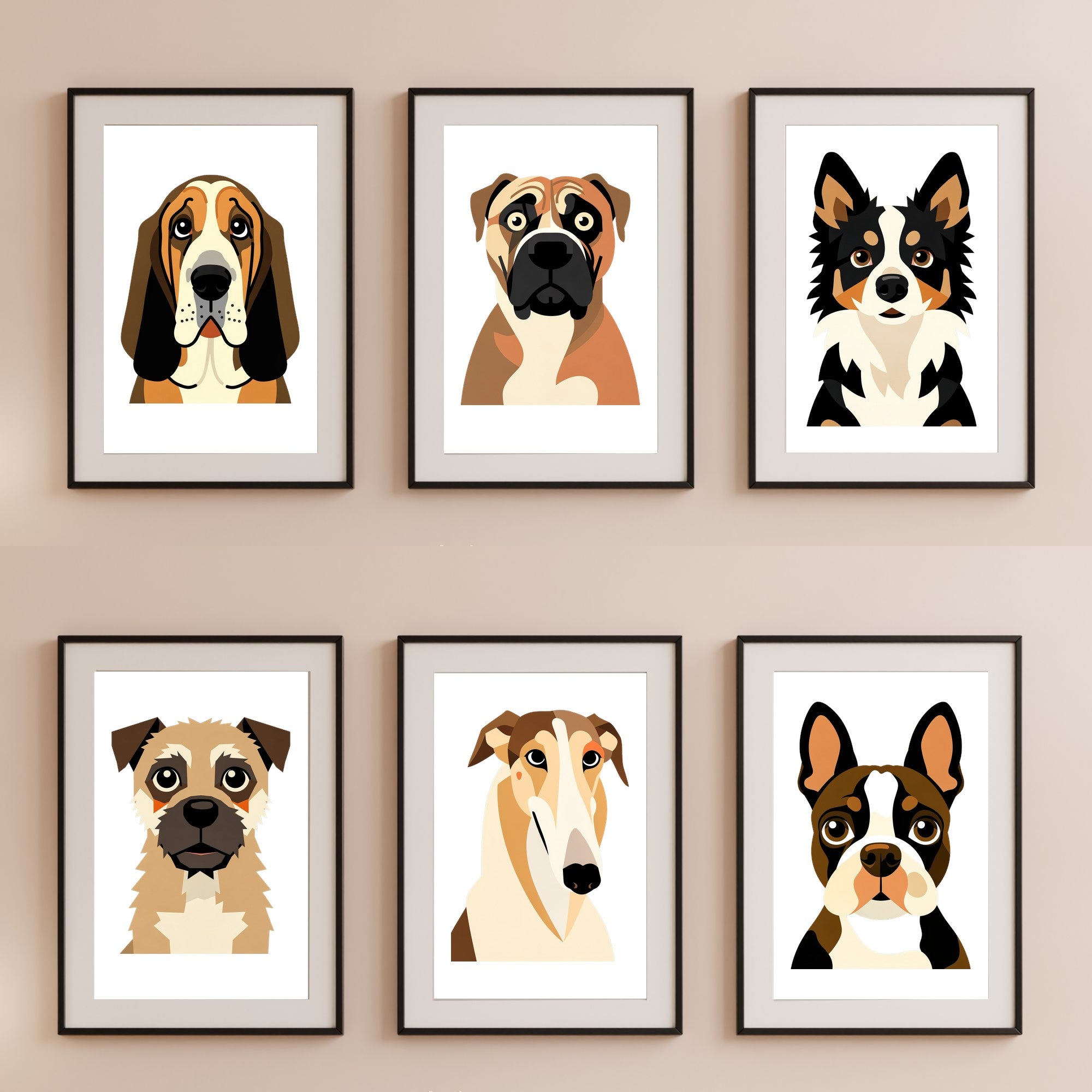 Bold Block Art Print - Framed Nursery Mockup