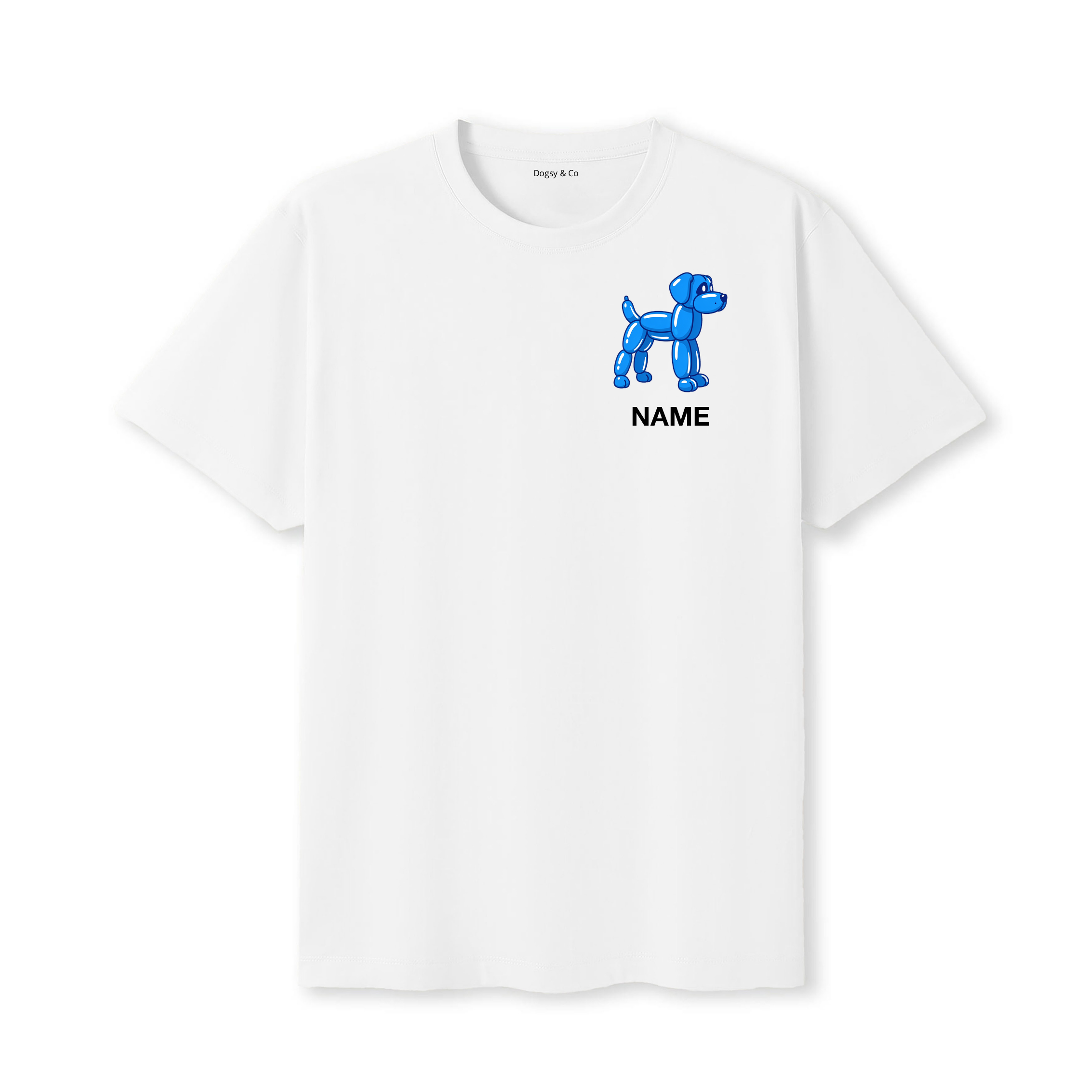 Boerboel Balloon Dog Custom T-Shirt - White