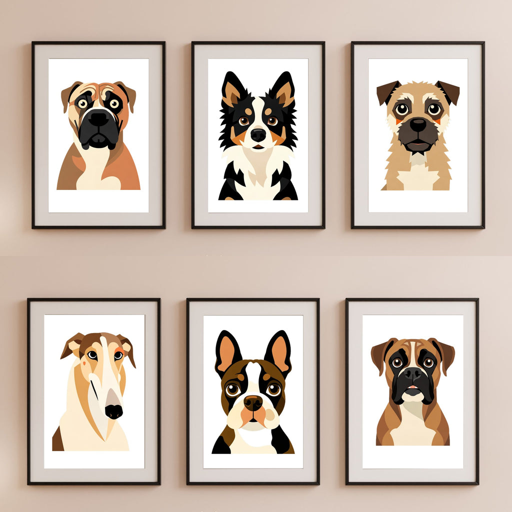 Bold Block Art Print - Framed Nursery Mockup