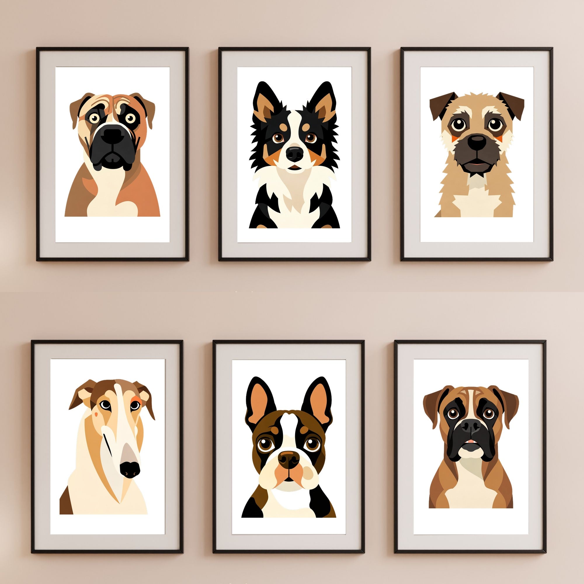 Bold Block Art Print - Framed Nursery Mockup