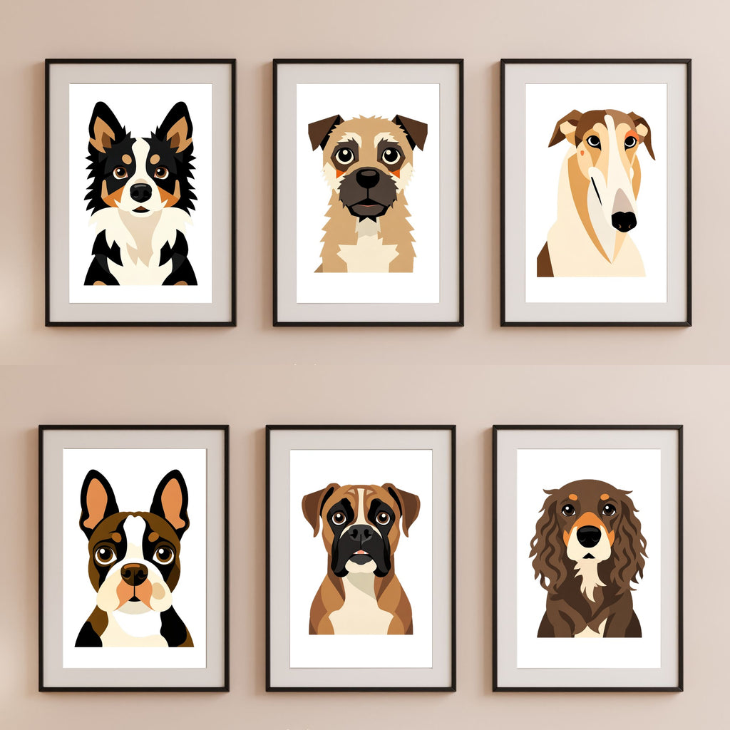 Bold Block Art Print - Framed Nursery Mockup