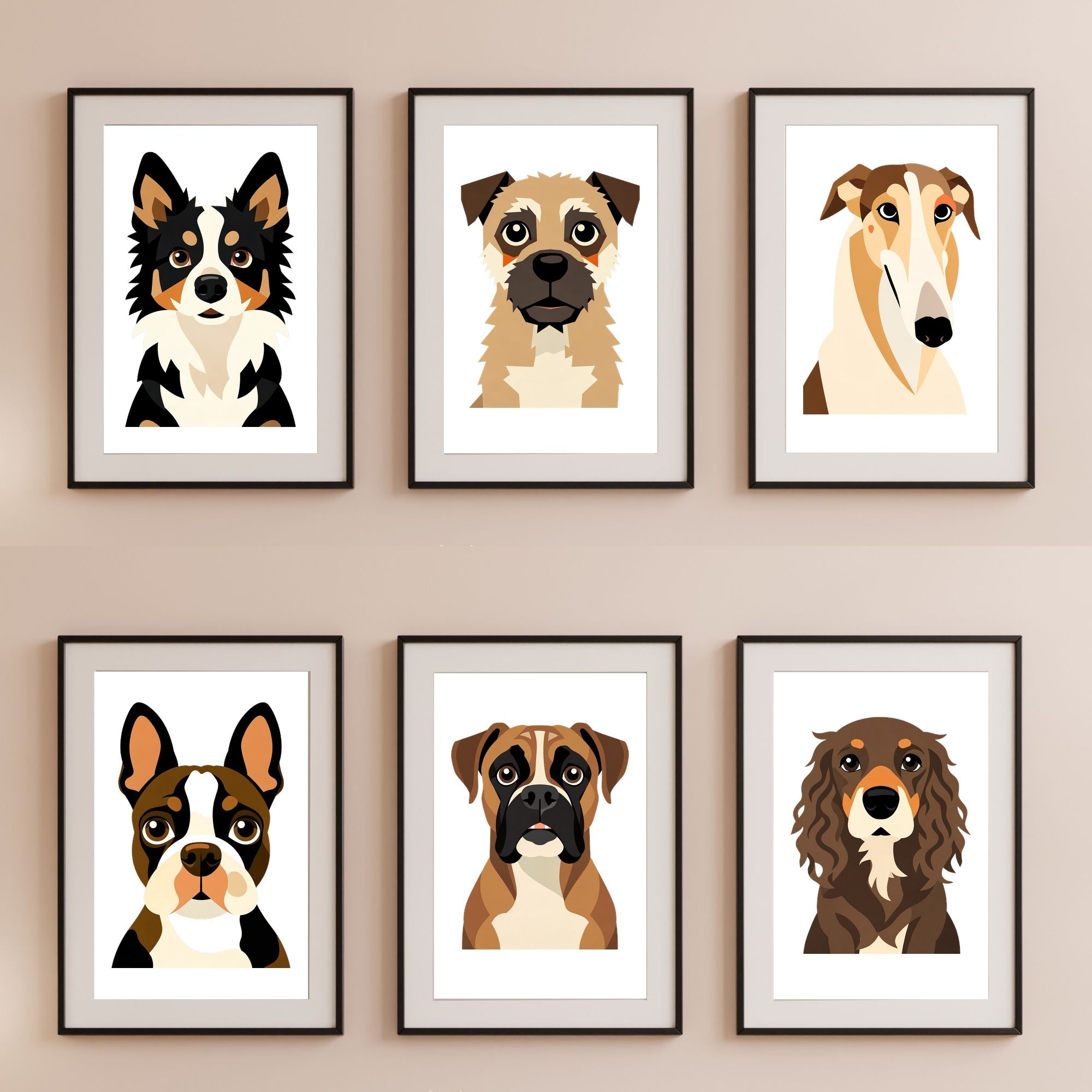 Bold Block Art Print - Framed Nursery Mockup