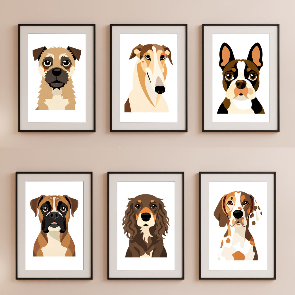 Bold Block Art Print - Framed Nursery Mockup
