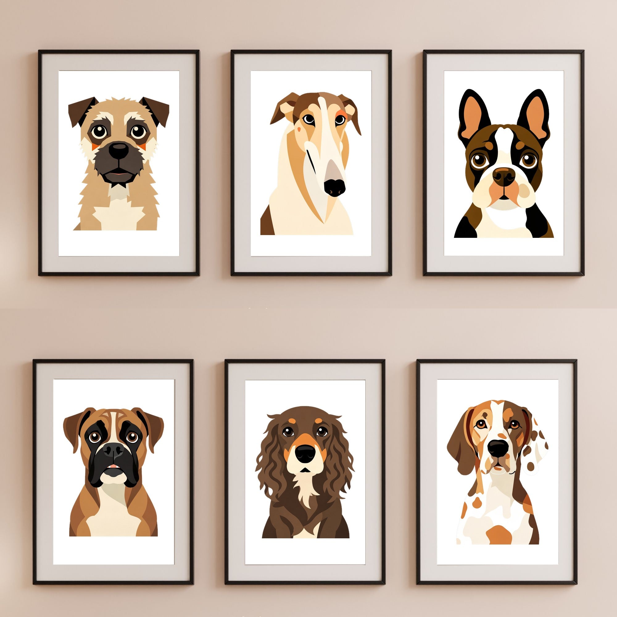 Bold Block Art Print - Framed Nursery Mockup