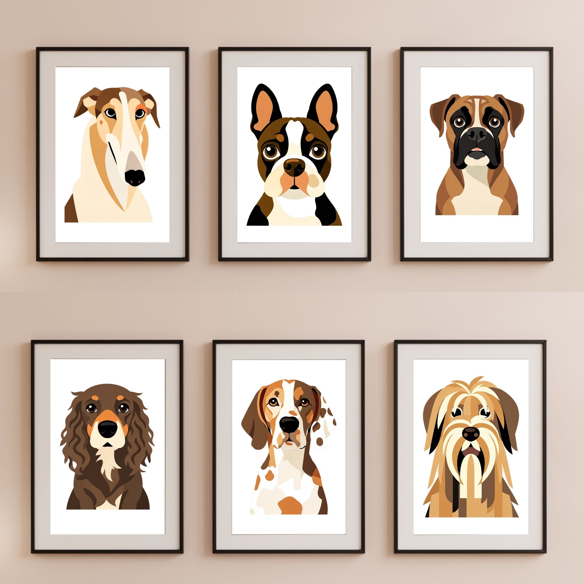 Bold Block Art Print - Framed Nursery Mockup