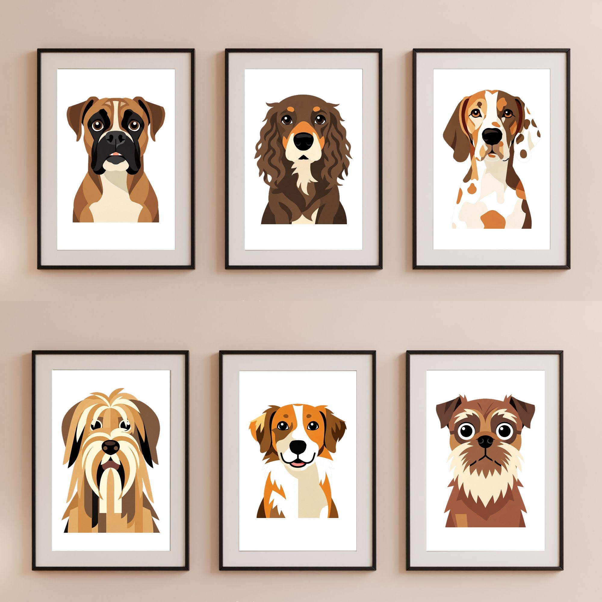 Bold Block Art Print - Framed Nursery Mockup