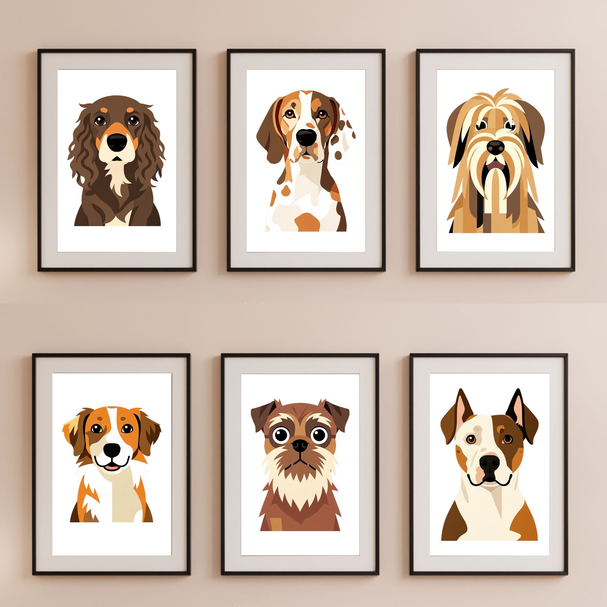 Bold Block Art Print - Framed Nursery Mockup