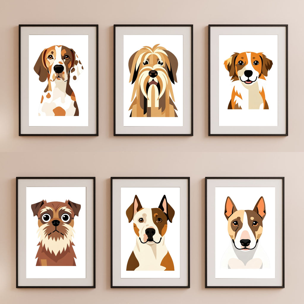 Bold Block Art Print - Framed Nursery Mockup