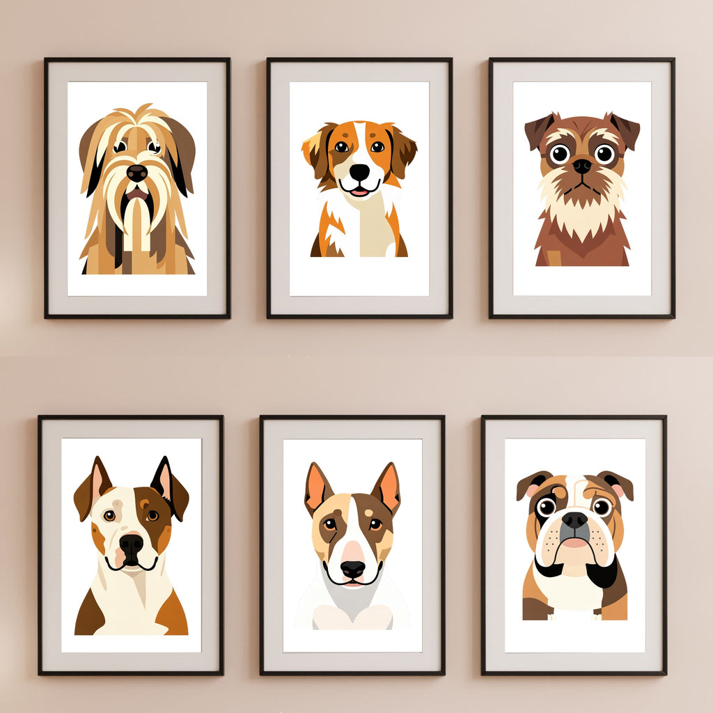 Bold Block Art Print - Framed Nursery Mockup