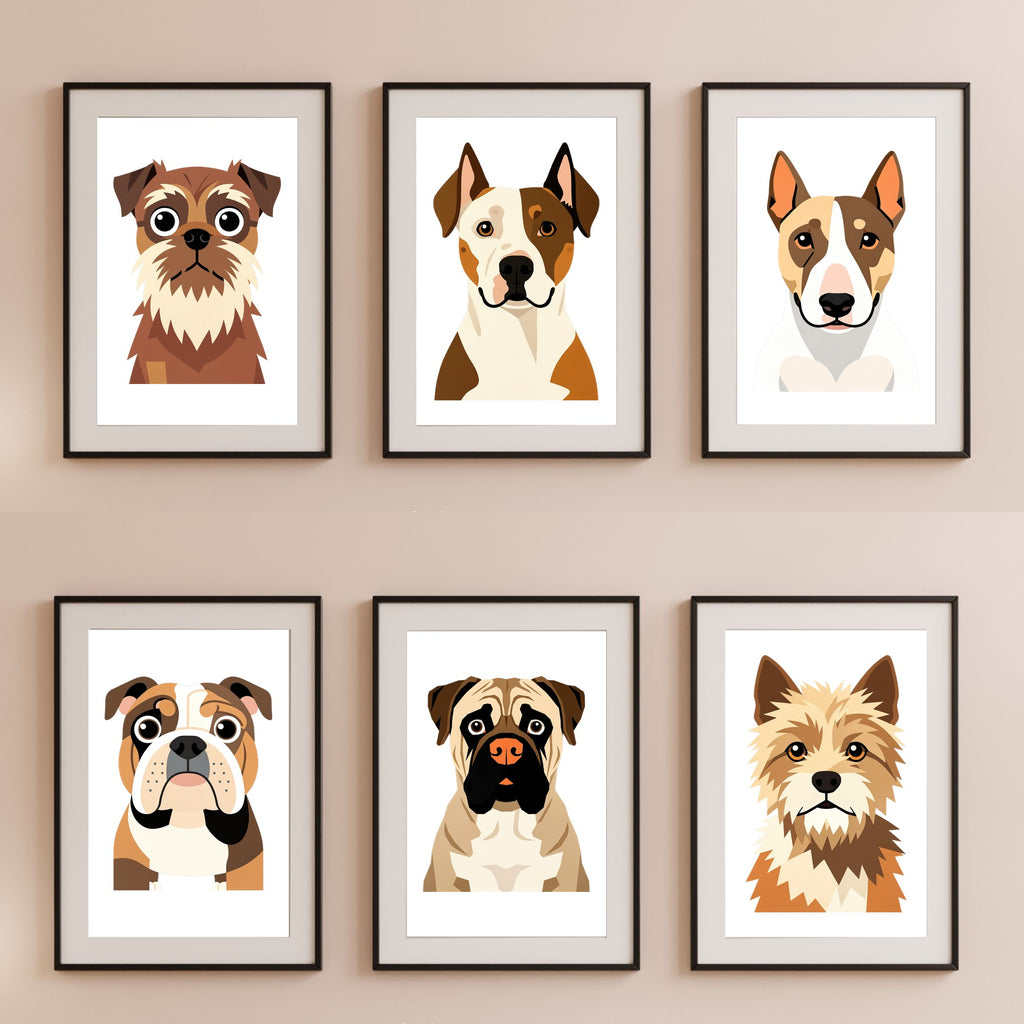 Bold Block Art Print - Framed Nursery Mockup