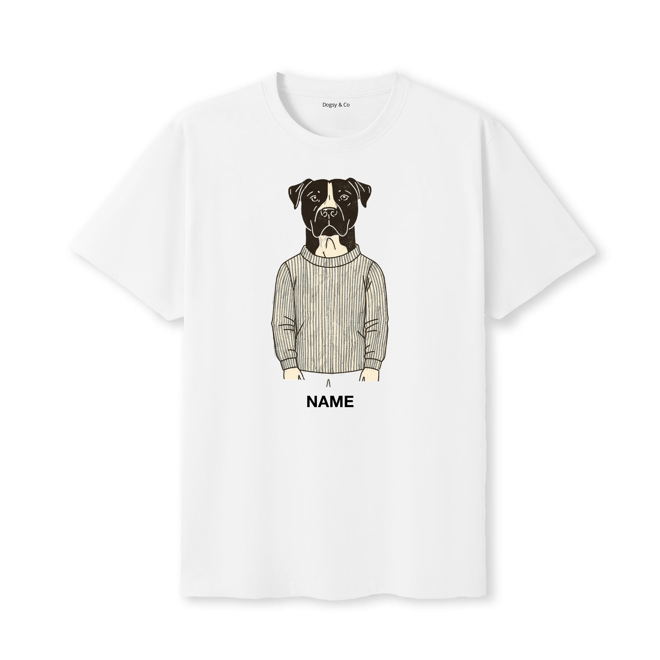Bull Arab Jumper Dog Custom T-Shirt - White