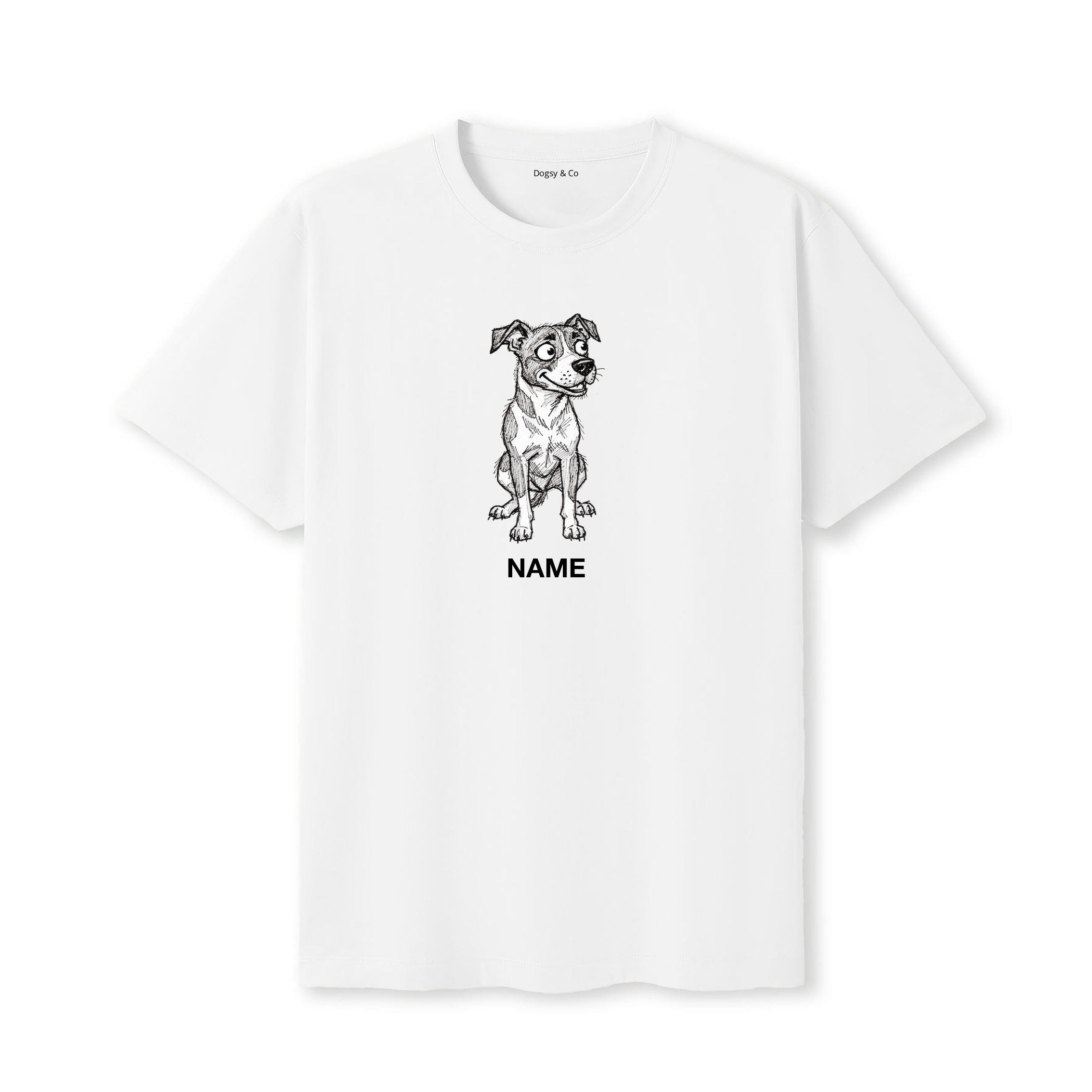 Bull Arab Scraggy Dog Custom - White