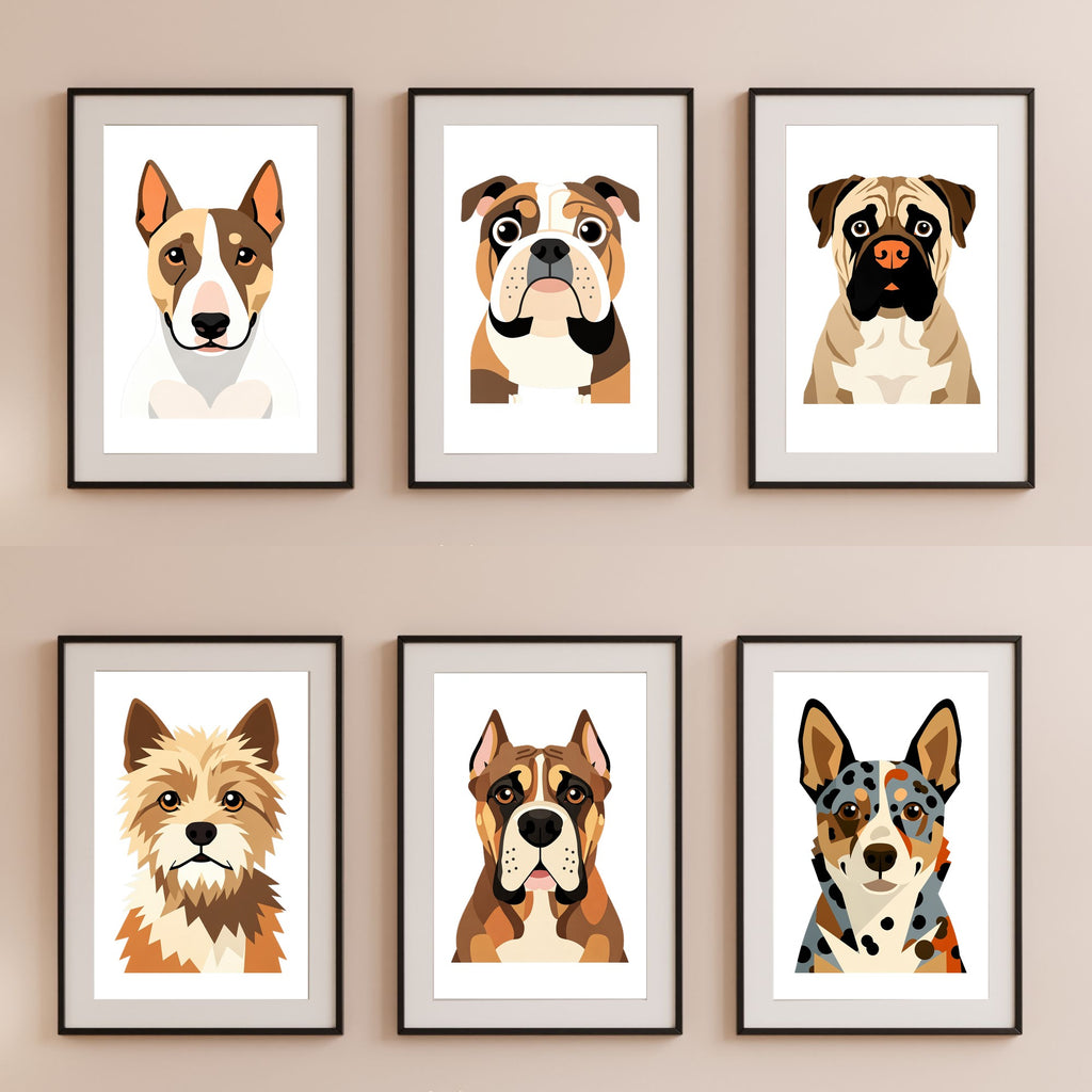 Bold Block Art Print - Framed Nursery Mockup