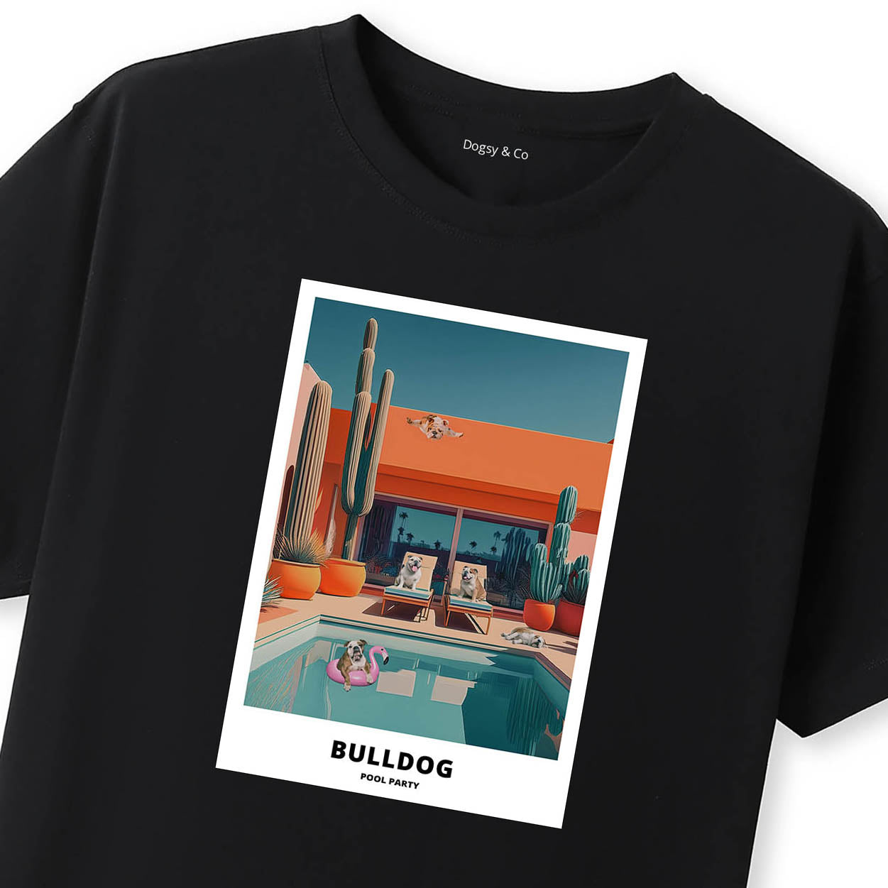 Bulldog Pool Party T-shirt
