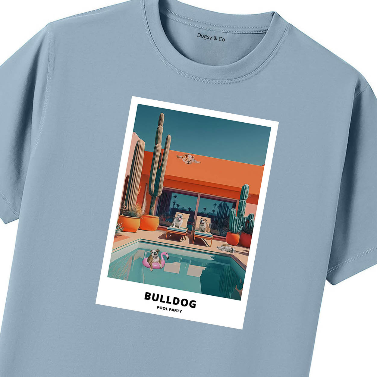 Bulldog Pool Party T-shirt