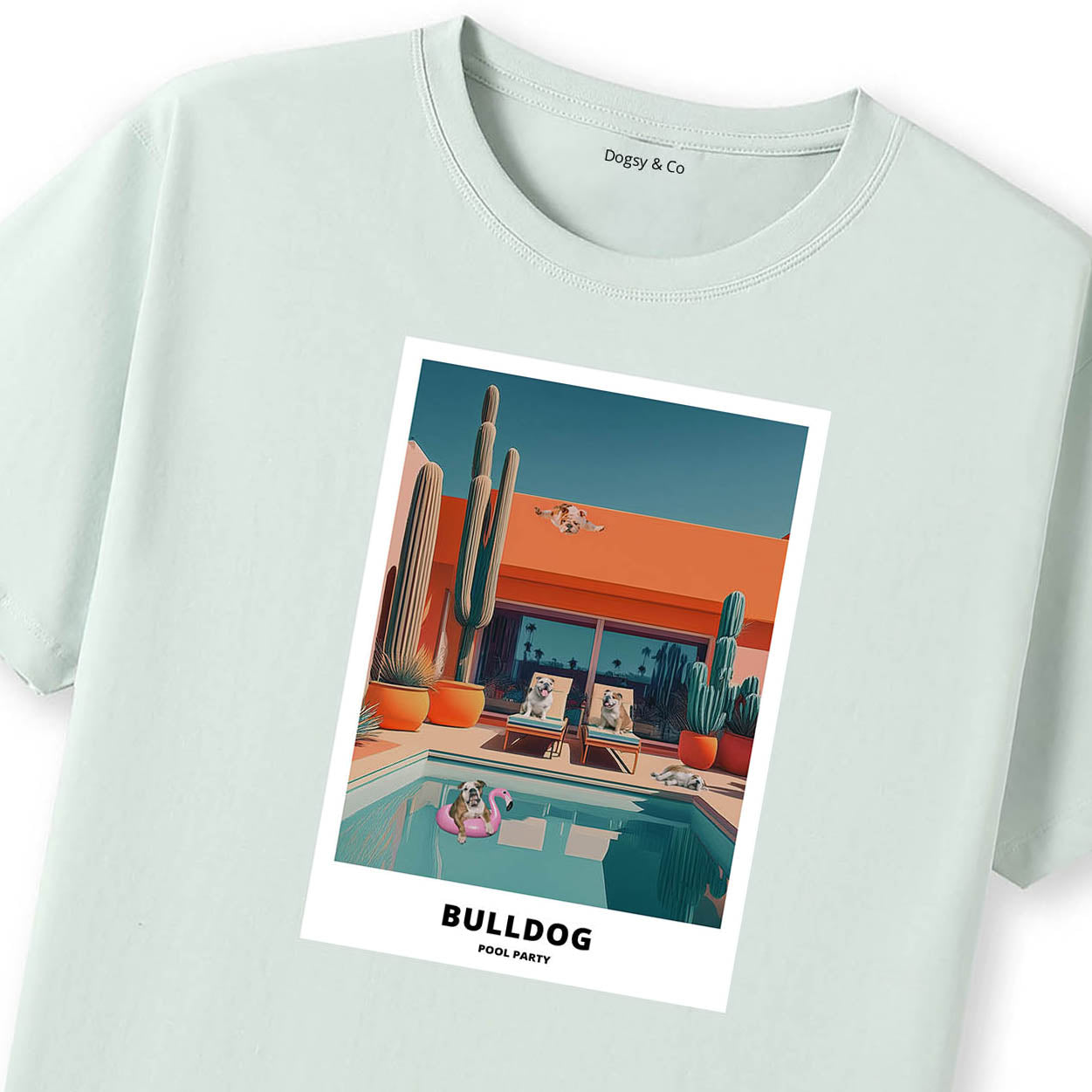 Bulldog Pool Party T-shirt