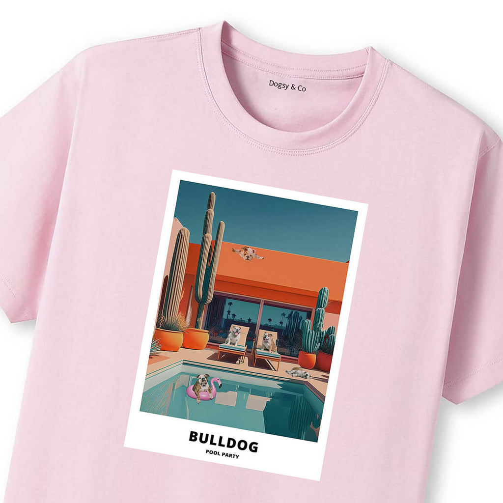 Bulldog Pool Party T-shirt