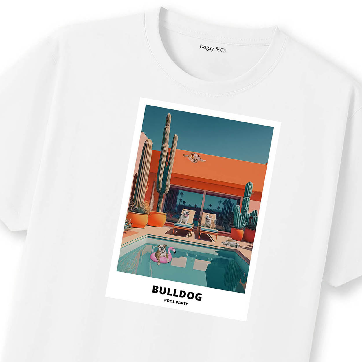 Bulldog Pool Party T-shirt