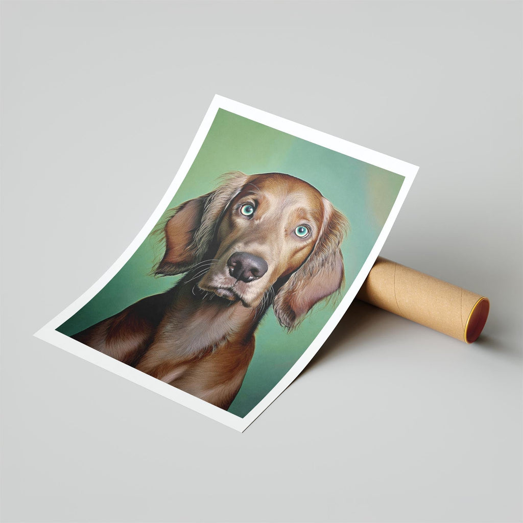 Irish Setter Green Painted Series image 6