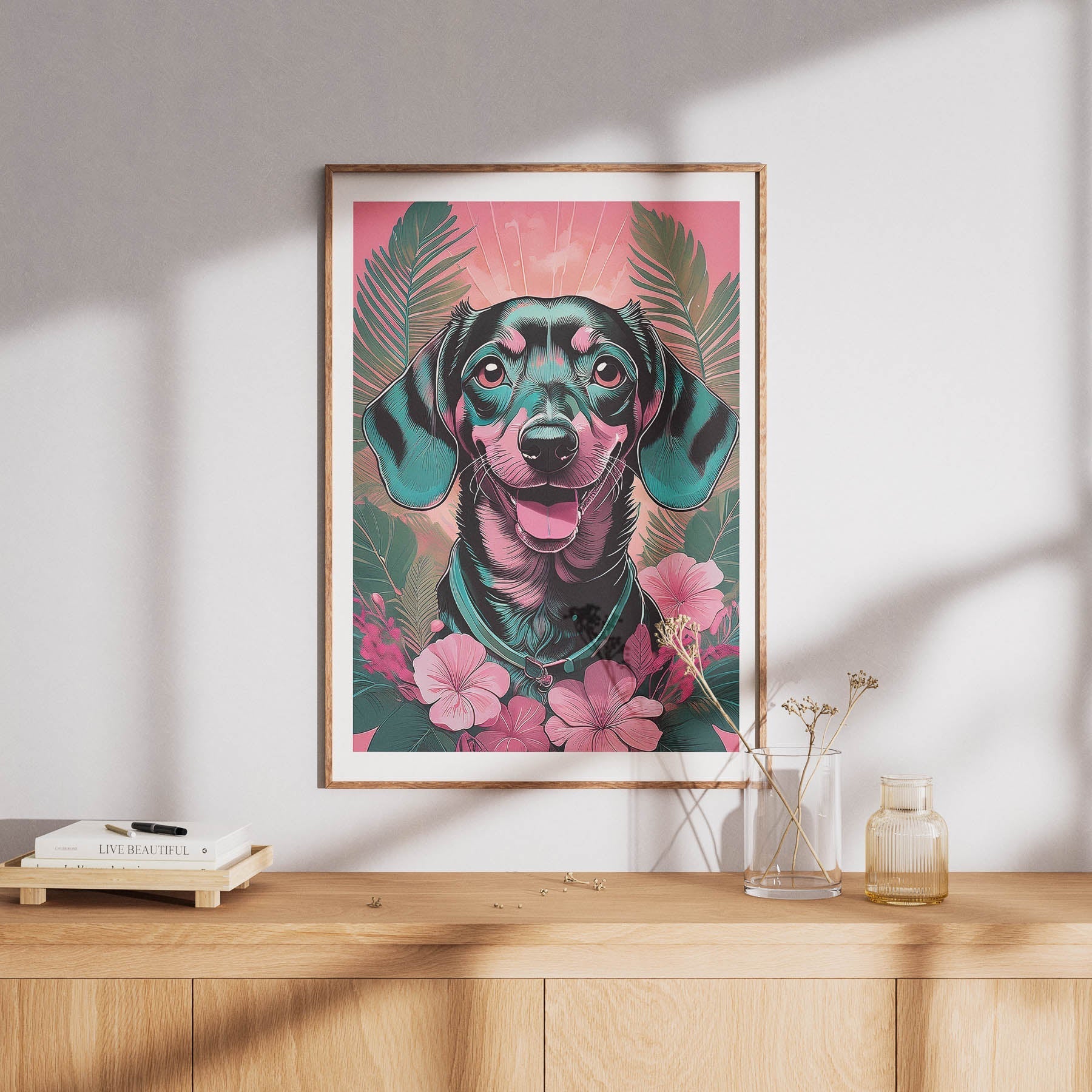 Dachshund Flowery Dog image 8