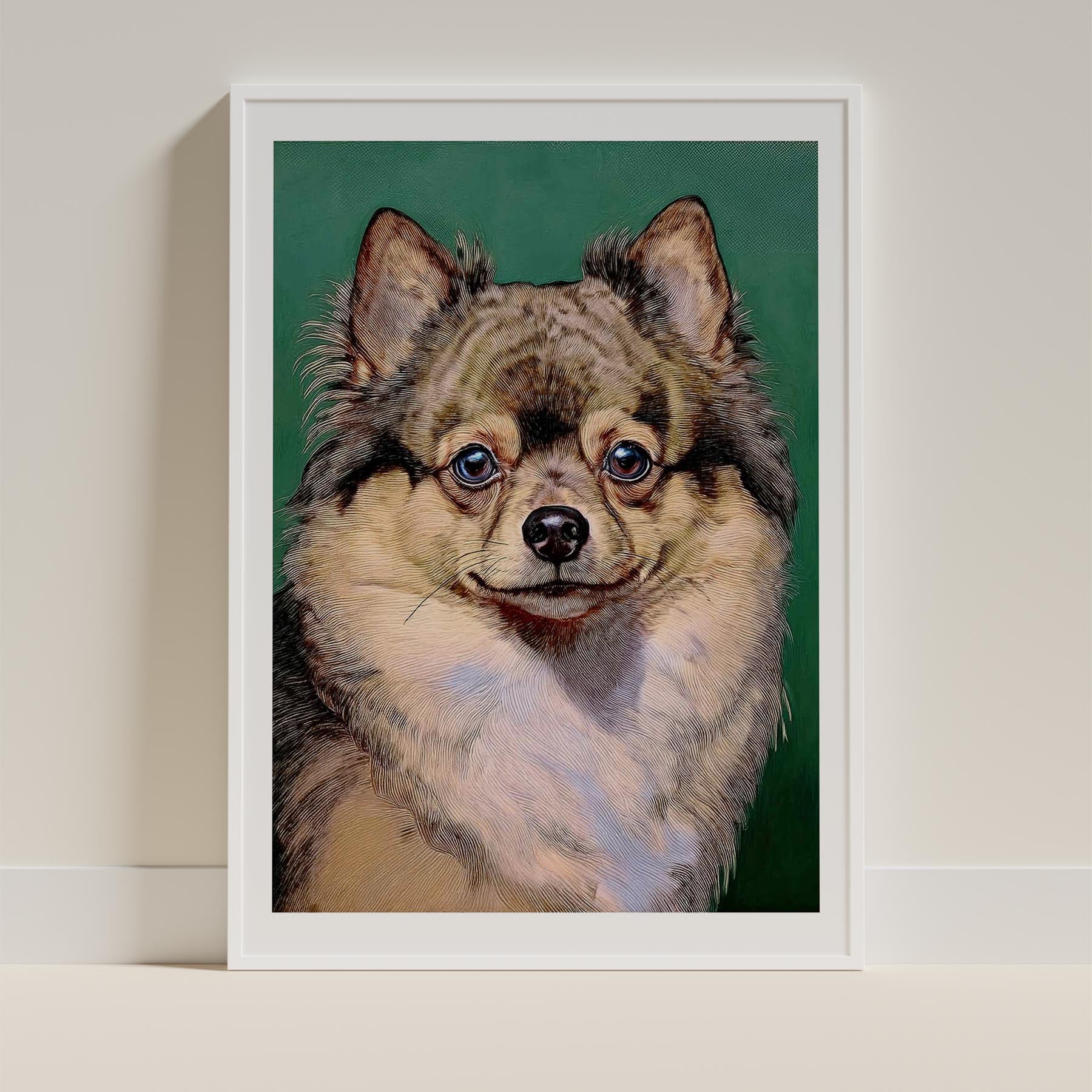 Pomeranian Green Painted Series image 9