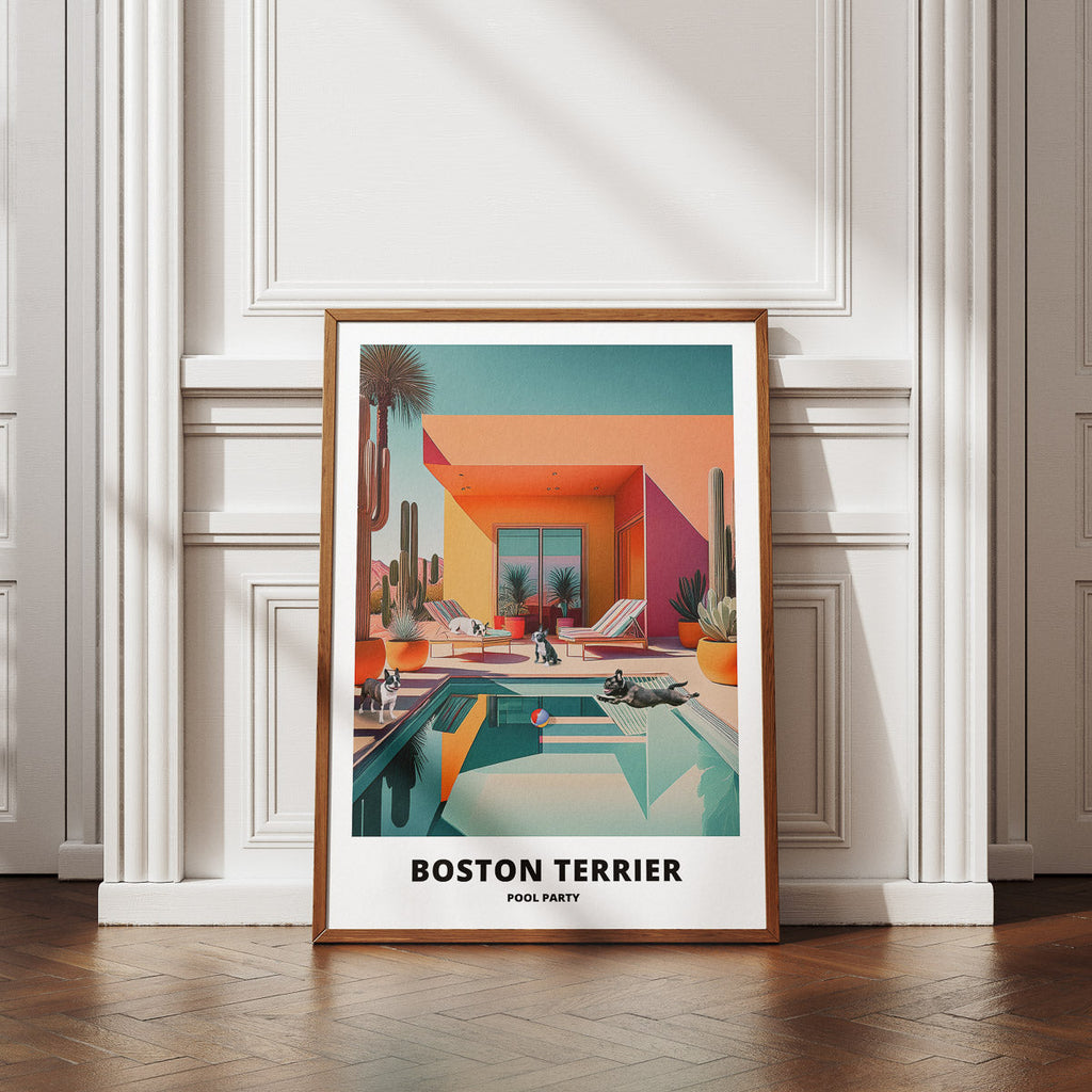 Boston Terrier Pool Party image 4