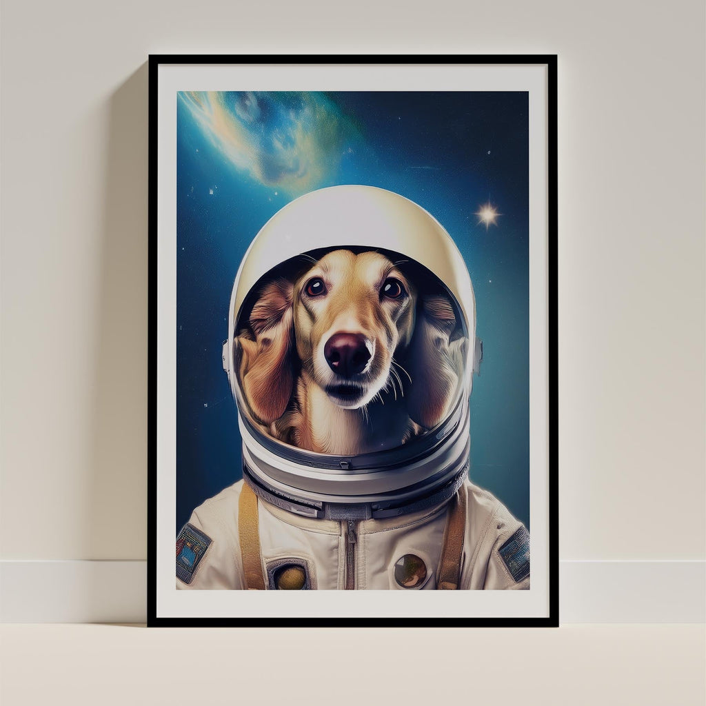 Borzoi Astronaut Dog Series image 0