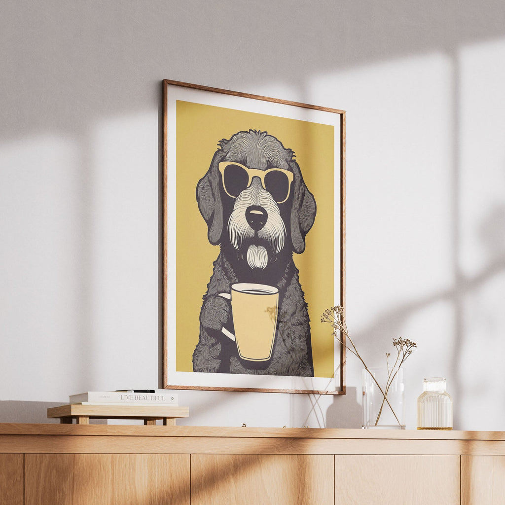 Labradoodle Chillin Coffee Dog image 6