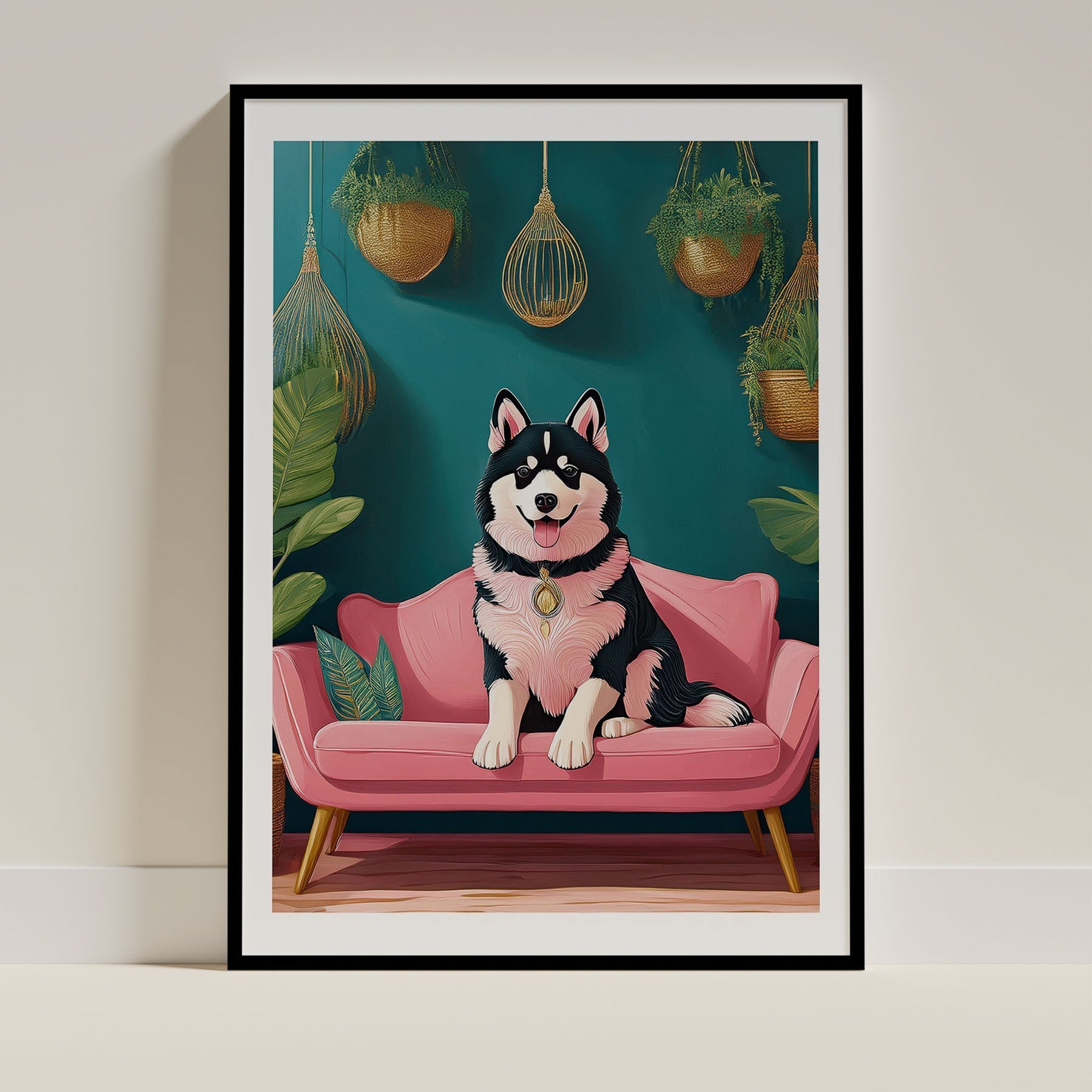 Alaskan Malamute Dog Art Print Unframed Vol 2 | 11 Unique Designs | Wall Art Gift for Dog Lovers - Image 9 | Dogsy & Co