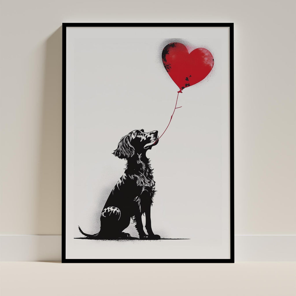 English Setter DOGSY Series inspired by the Art of Banksy image 11