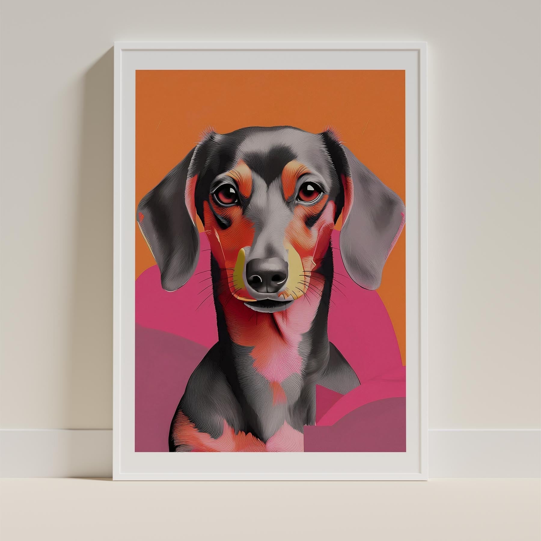 Dachshund Modern Pop Dog Series image 9