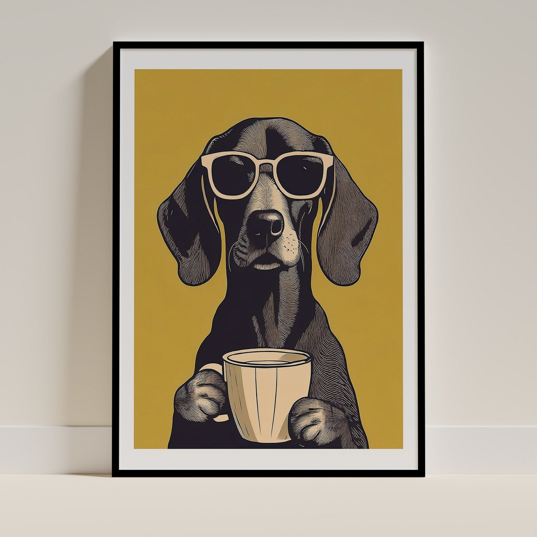 Vizsla Chillin Coffee Dog image 0