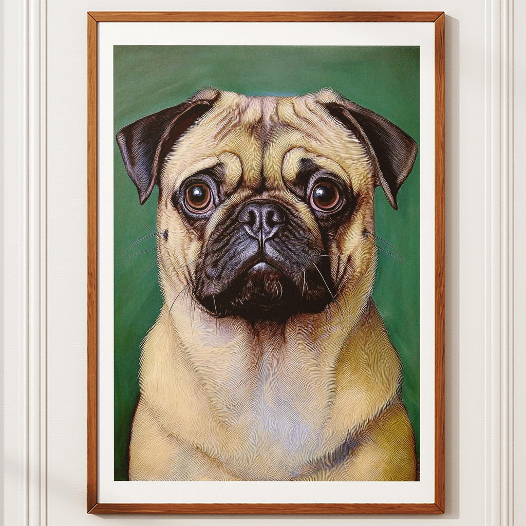 Pug Green Painted Series image 10