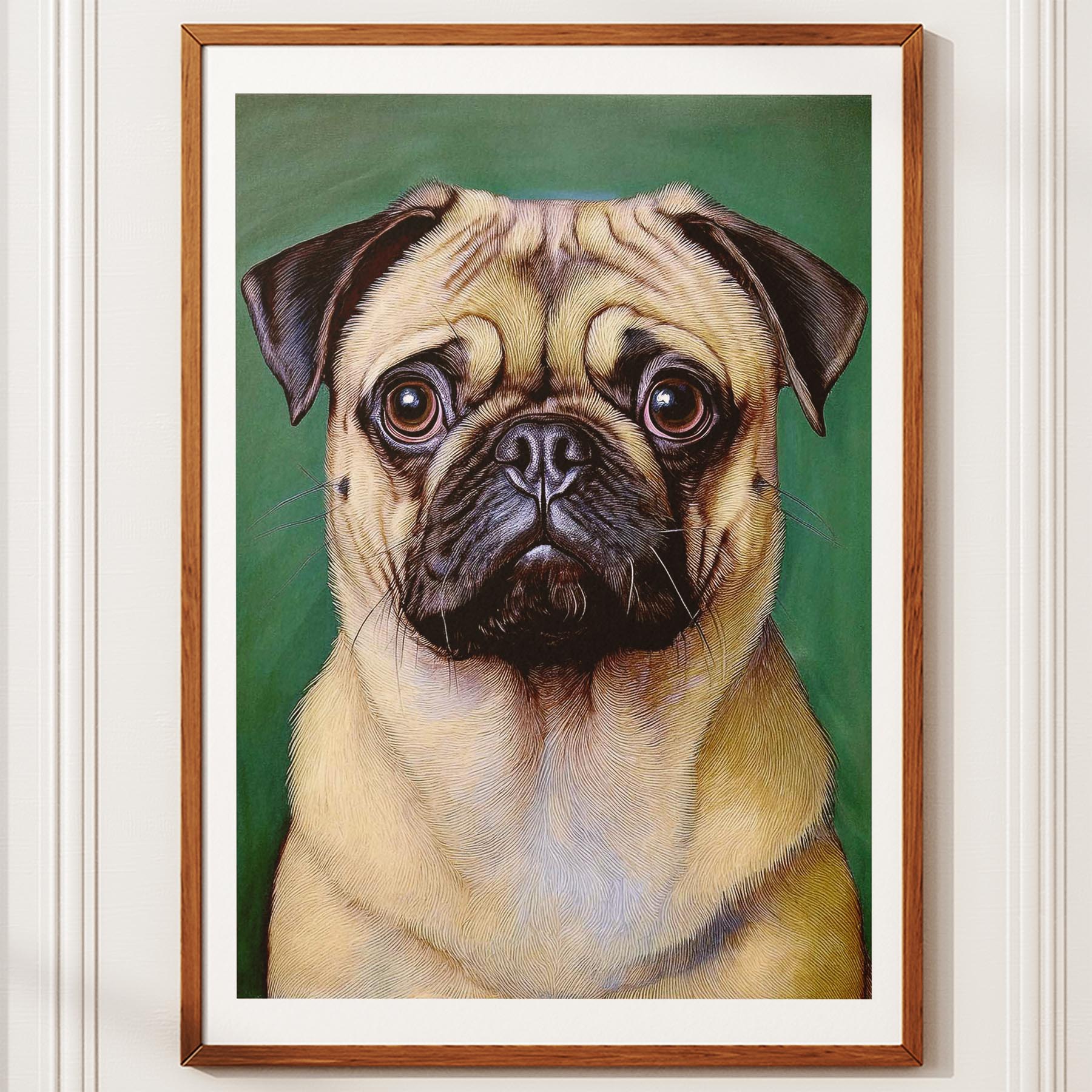 Pug Green Painted Series image 10