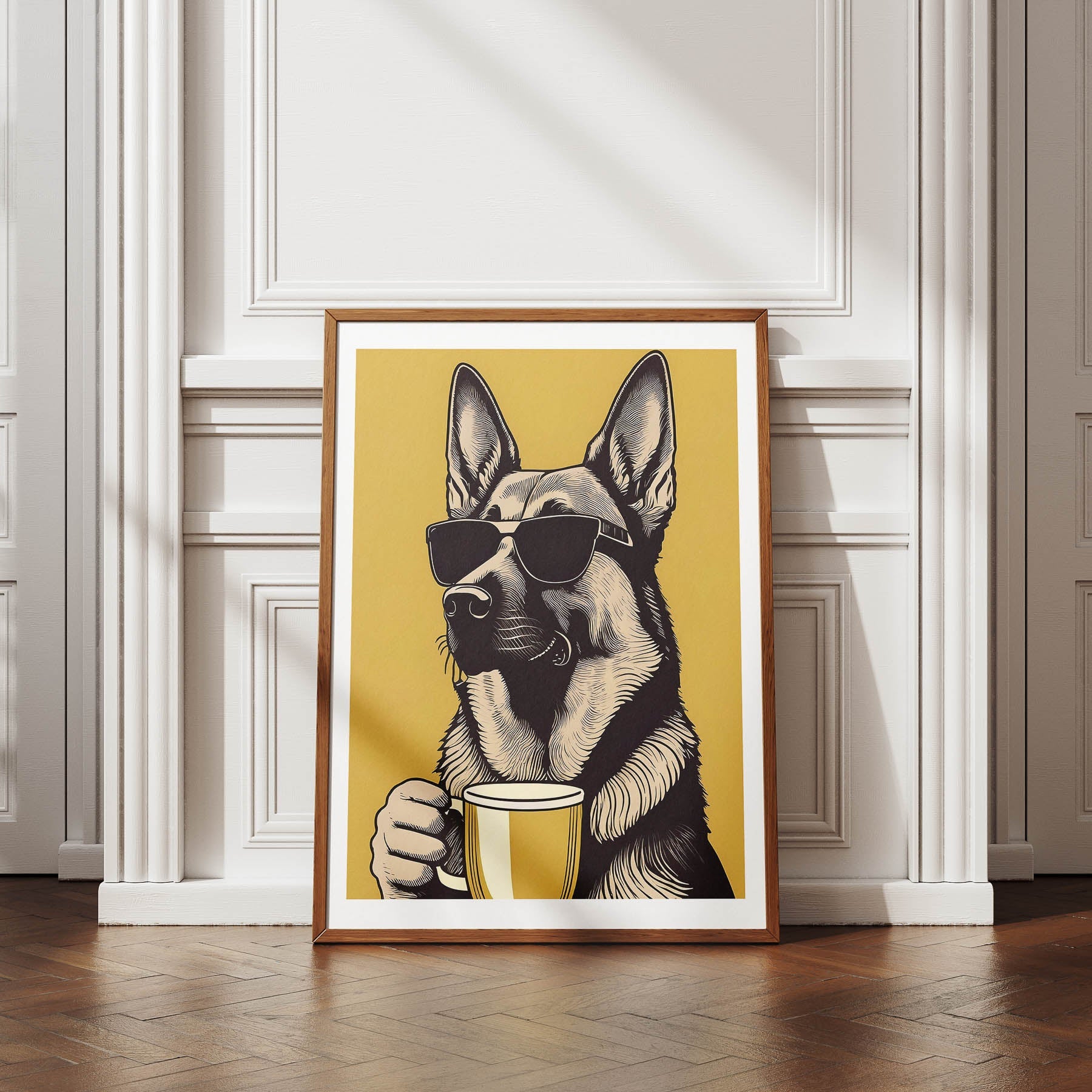 German Shepherd Chillin Coffee Dog image 4