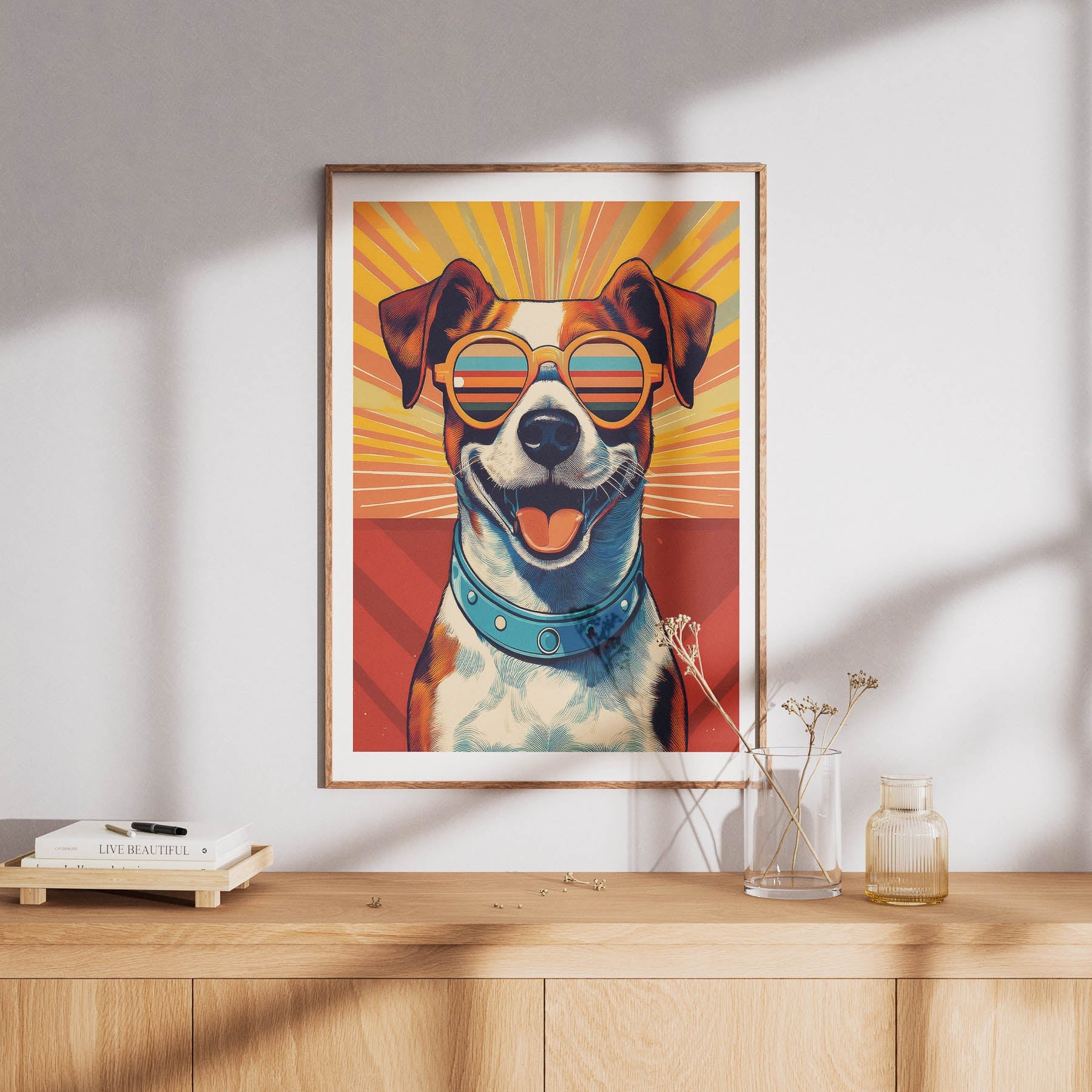 Jack Russell Terrier In Colourful Sunnies 1 image 8