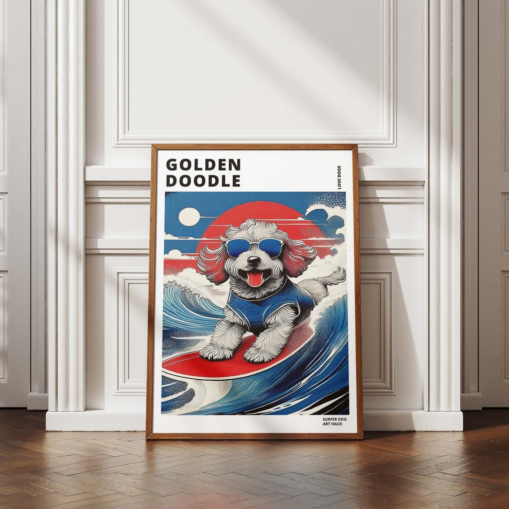 Golden Doodle Hokosai Surfer Dogs 1 image 4